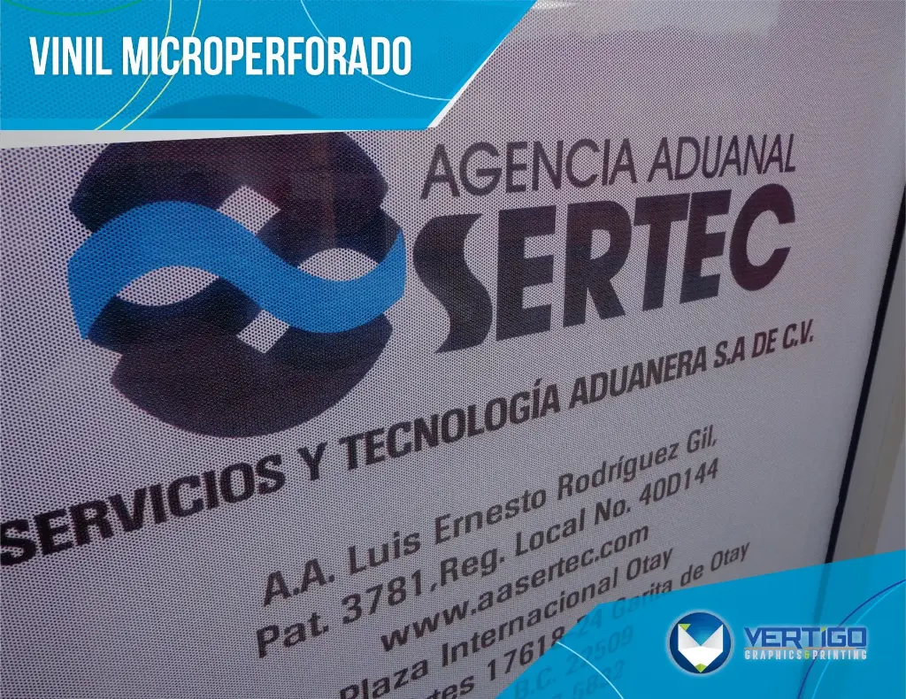 Vinil microperforado