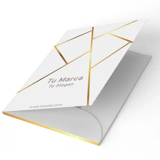 50pzs Folders con logo